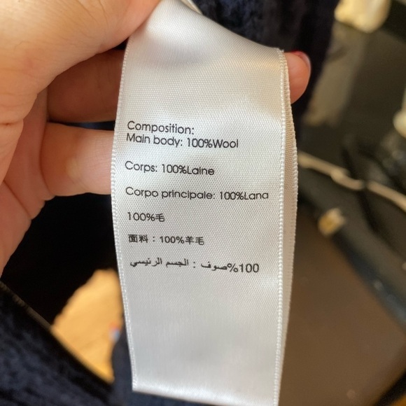 Phillip Lim Women's Black Chunky Knit Zip Up Cardigan Size S - Picture 8 of 9